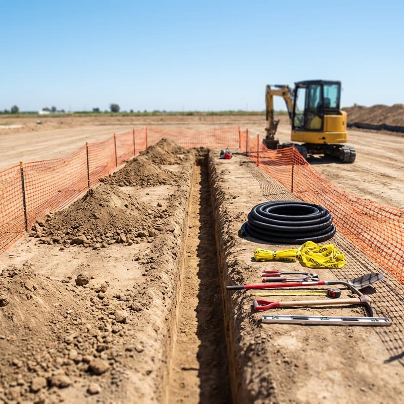 Services de Creusage de Tranchée