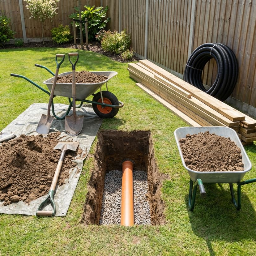Excavation de Cour Arrière