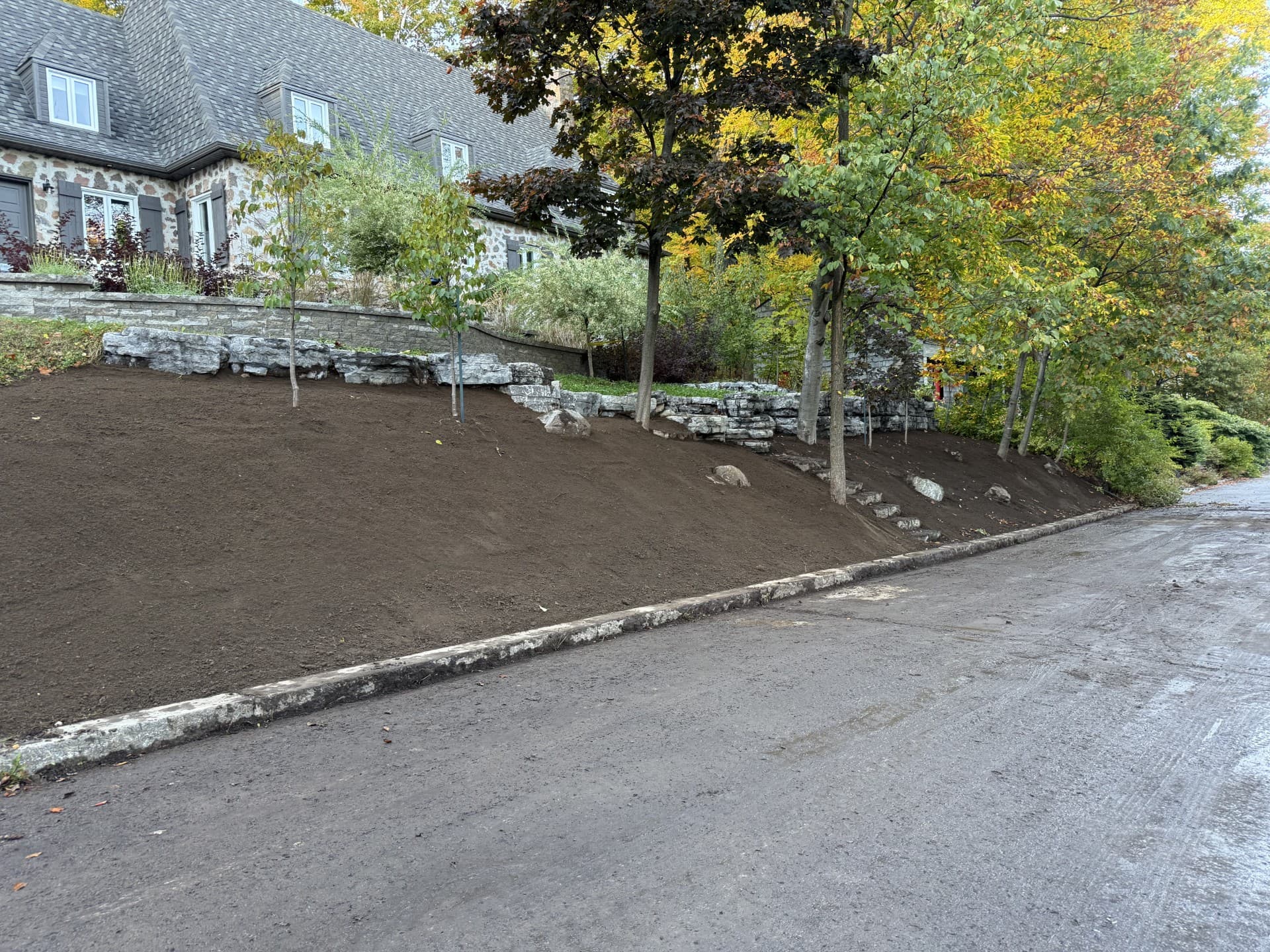 nivellement de terrain