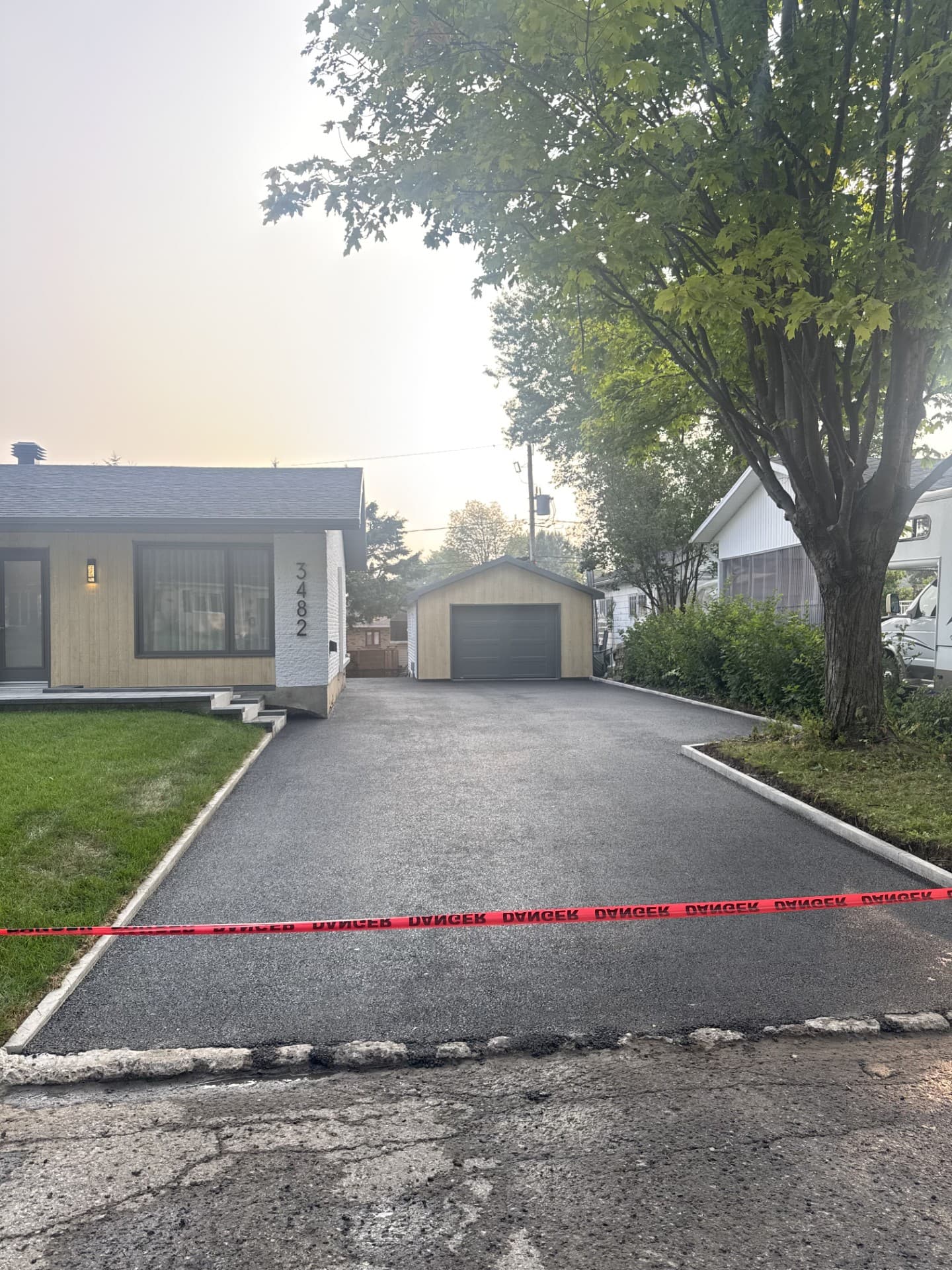 installation d'asphate