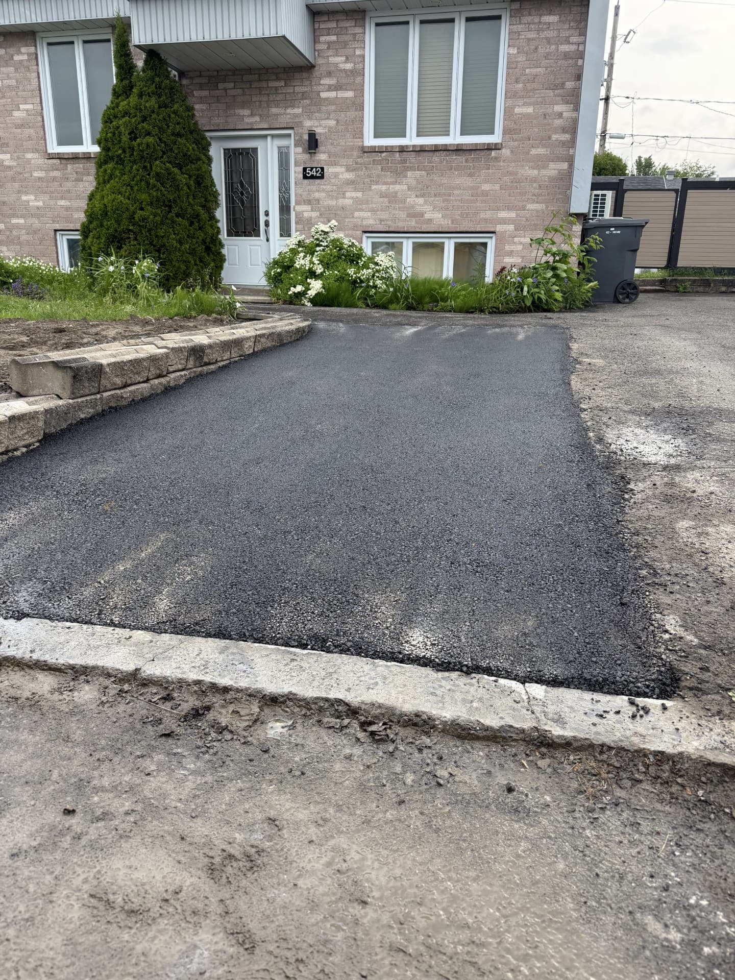 Agrandissement de stationnement